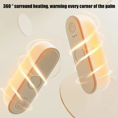 2 in 1 Magnetic Rechargeable Hand Warmers Electric Portable Handwarmers Long Lasting Safe Heating Warmer Pocket Heater in Winter