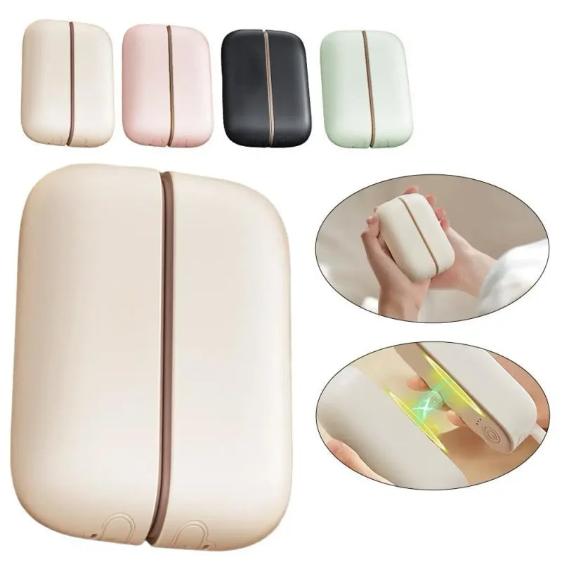 2 in 1 Magnetic Rechargeable Hand Warmers Electric Portable Handwarmers Long Lasting Safe Heating Warmer Pocket Heater in Winter